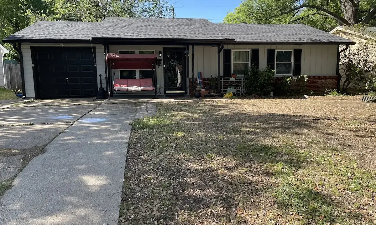 Hail Damage Roof Repair crew at work on a residential roof in Carolina Shores
